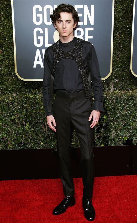 timothee chalamet louis vuitton golden globes